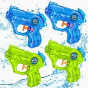Mini Water Gun for Kids Toddler- 4 Pack,Outdoor beach Pool Games Summer Party Gifts Water Gun toys for children and adults